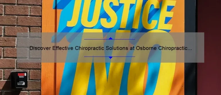 Discover Effective Chiropractic Solutions at Osborne Chiropractic Raleigh