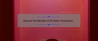 Discover the Benefits of 20 Dollar Chiropractic – Alpharetta: Affordable Relief for Your Aches and Pains