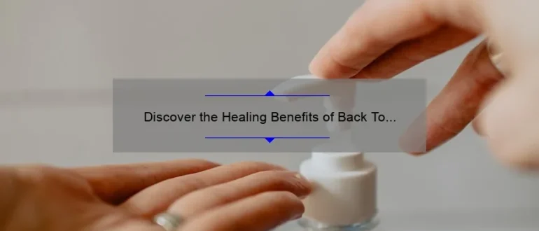 Discover the Healing Benefits of Back To Health Chiropractic in Indianapolis
