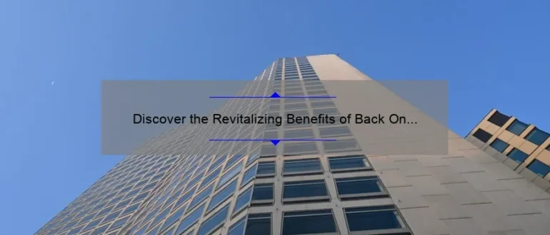 Discover the Revitalizing Benefits of Back On Track Chiropractic in Birmingham, AL