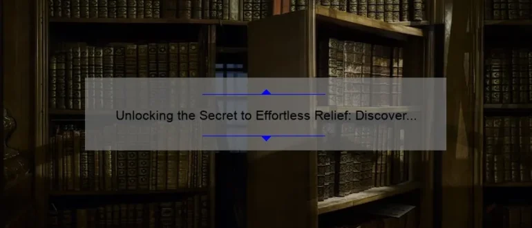 Unlocking the Secret to Effortless Relief: Discover 5 Simple Chiropractic Techniques for Easy Pain Management